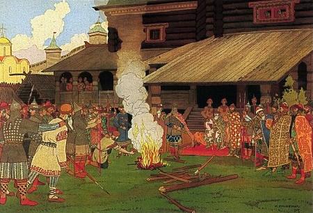 Ivan Bilibin Justice of the Rus China oil painting art